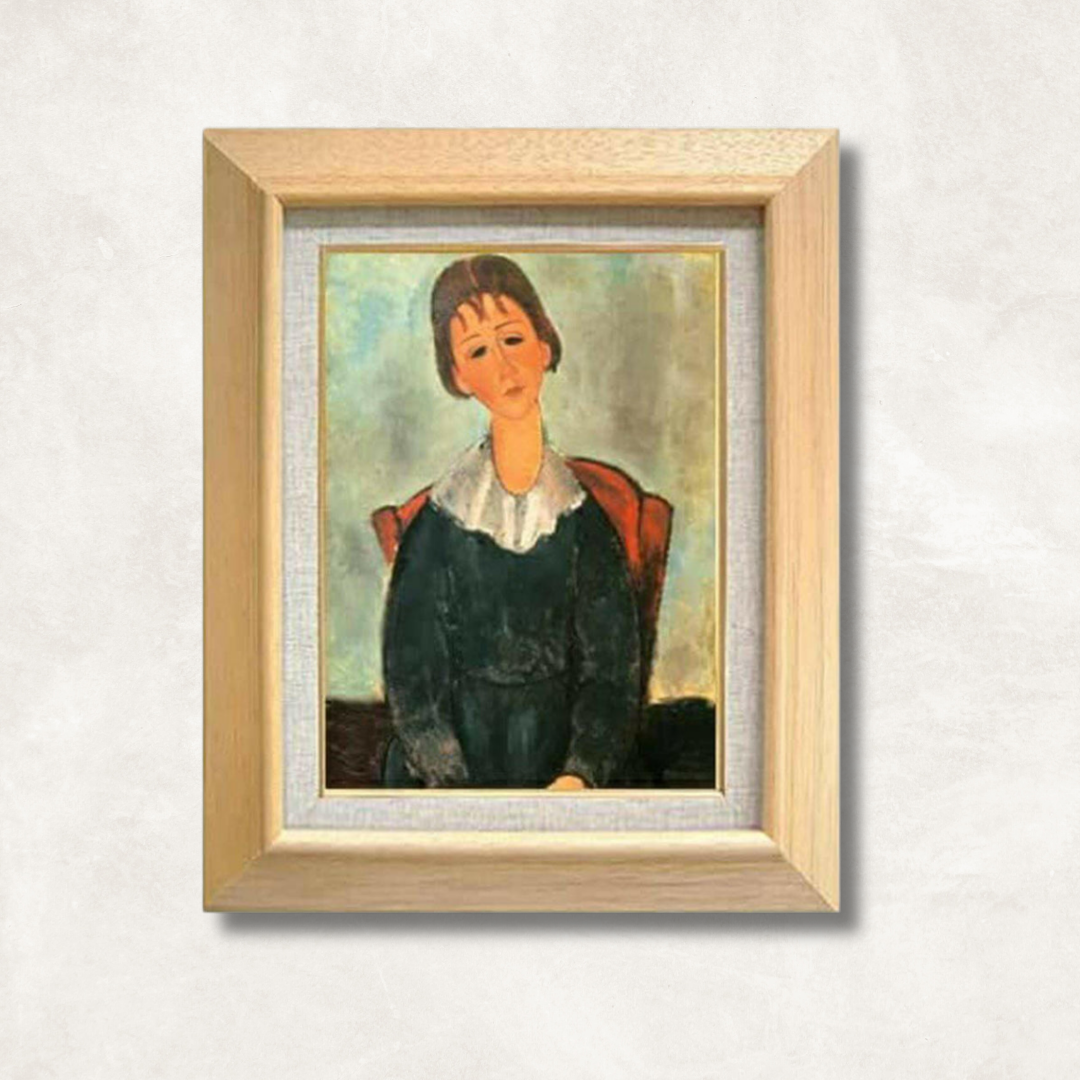 Amedeo Modigliani | Portrait of a Girl (Jeanne Huguette)   F4 Wall Art - Hand-painted oil painting