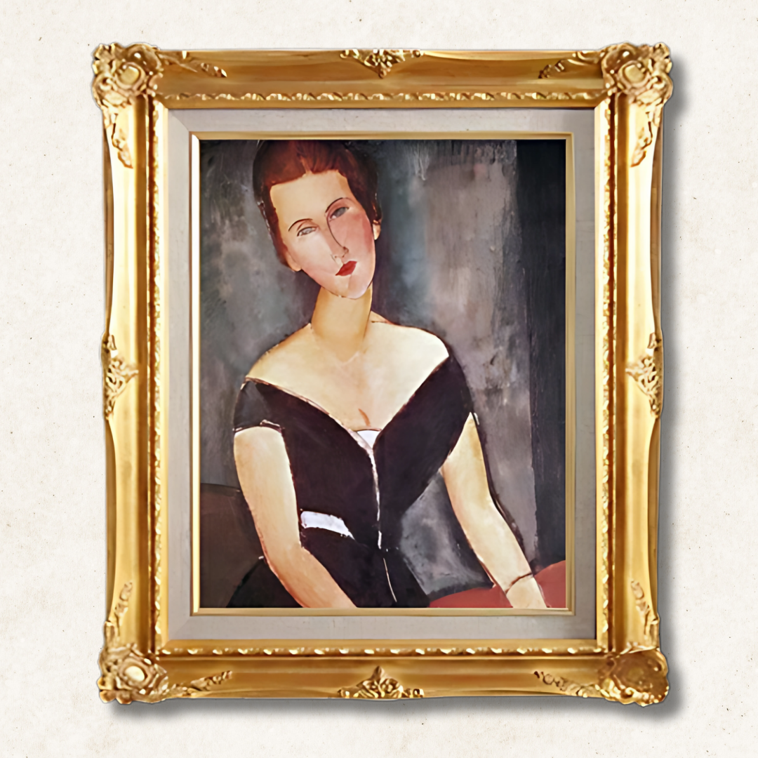 Amedeo Modigliani | Madame G. van Muyden  F6 Wall Art - Hand-painted oil painting