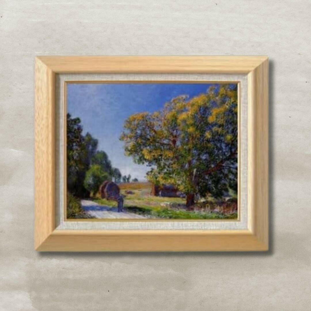 Alfred Sisley | A Forest Clearing  F6 Wall Art - Hand-painted oil painting -  | High-Quality Oil Painting.