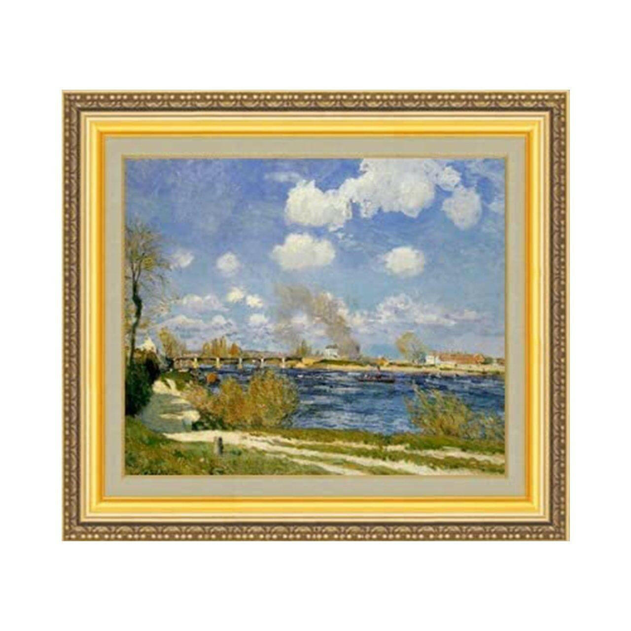 Alfred Sisley | Bougival  F8 Wall Art - Hand-painted oil painting -  | High-Quality Oil Painting.