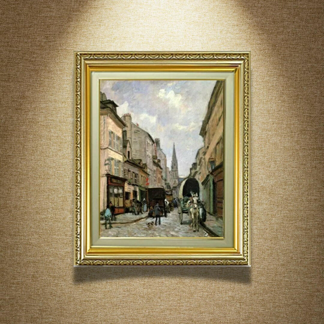 Alfred Sisley | Main Street, Argenteuil F6 Wall Art - Hand-painted oil painting -  | High-Quality Oil Painting.