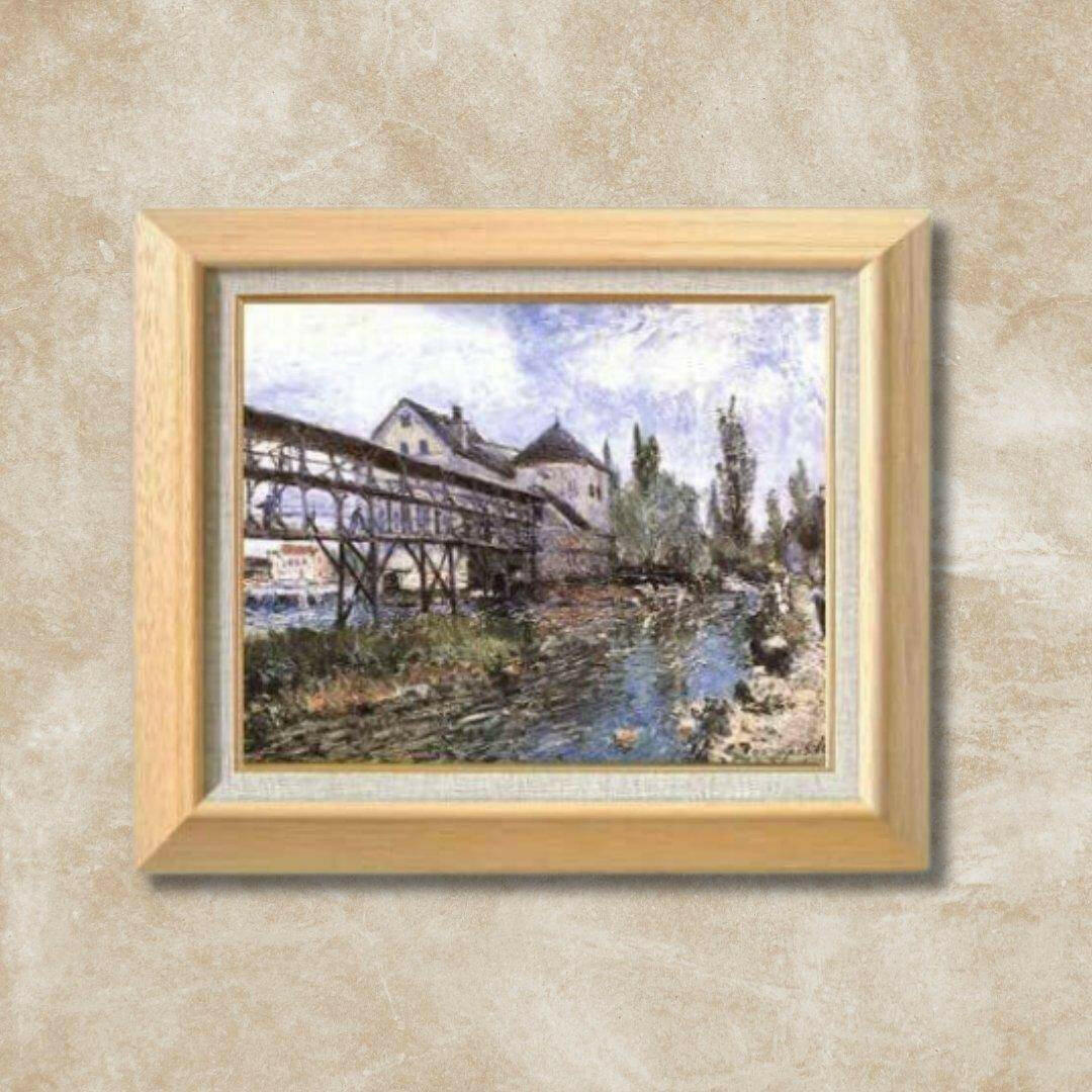 Alfred Sisley | Mill Provence in Moreh  F6 -  | High-Quality Oil Painting.